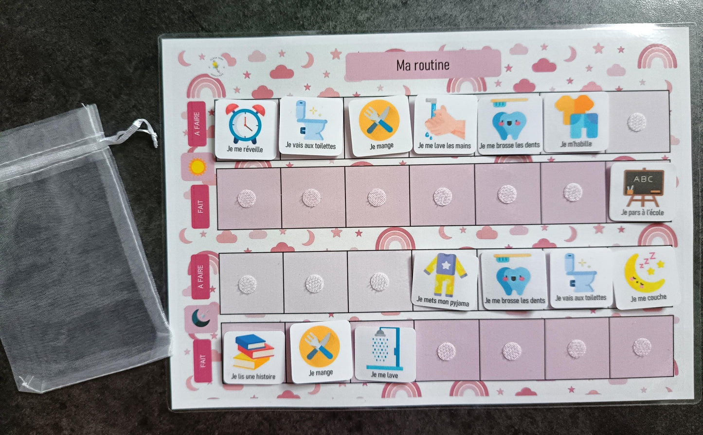 Routine quotidienne ( Ma routine )