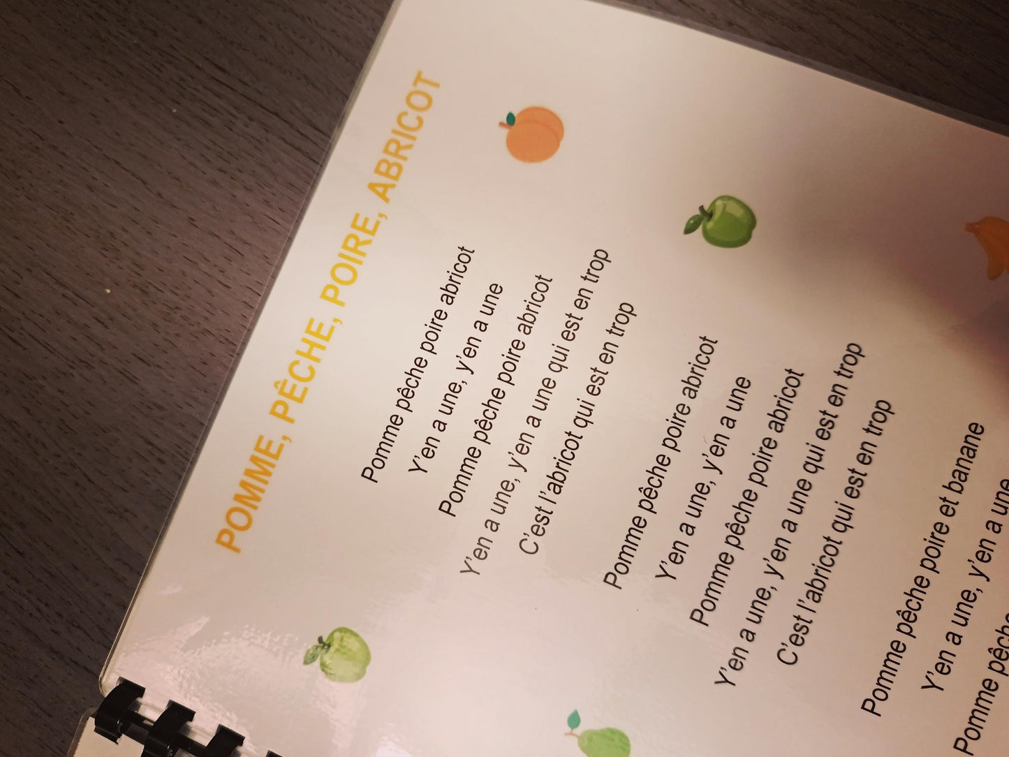 Livret - Fruits et légumes