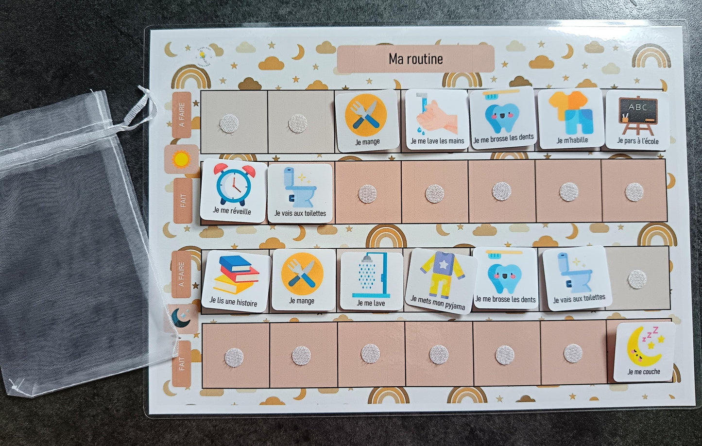 Routine quotidienne ( Ma routine )