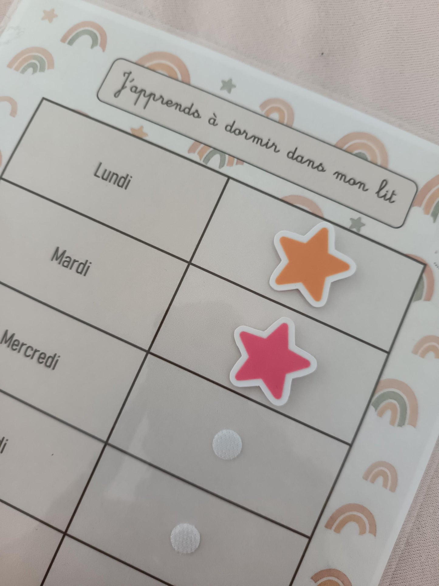 J'apprends à dormir dans mon lit
