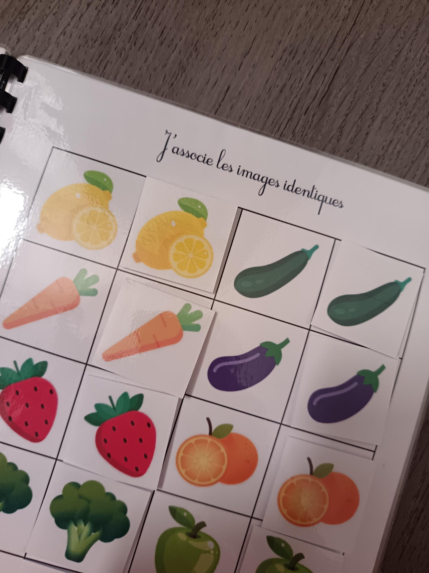 Livret - Fruits et légumes