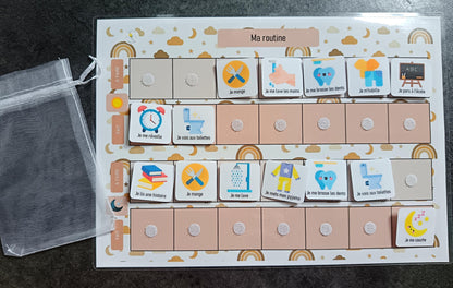 Routine quotidienne ( Ma routine )