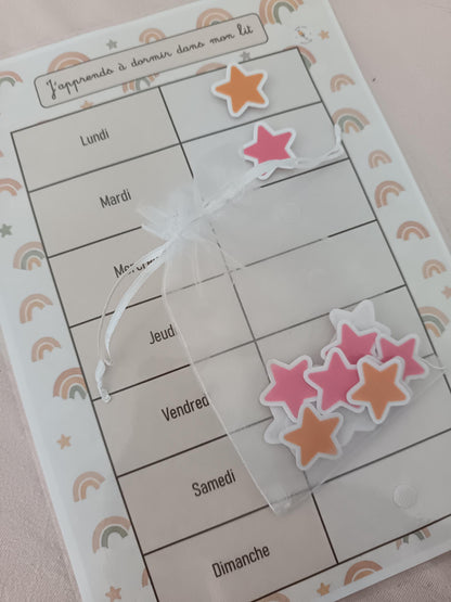 J'apprends à dormir dans mon lit