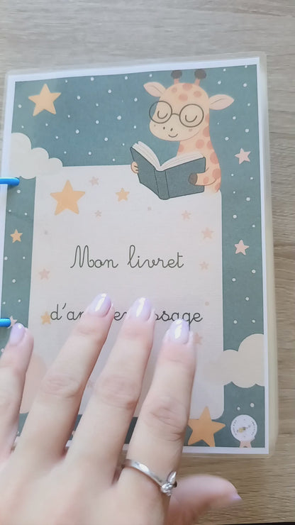 Mon livret d'apprentissage